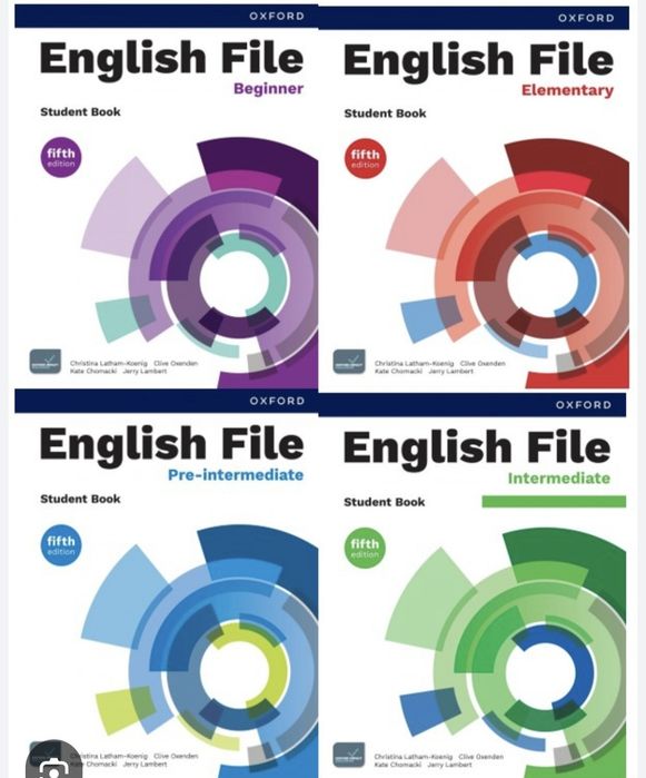 English File 3rd, 4th, 5th.
