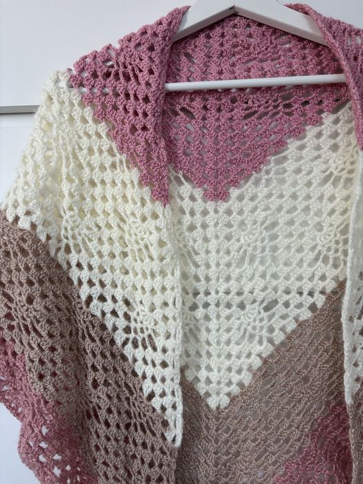 Chusta wełniana handmade nowa