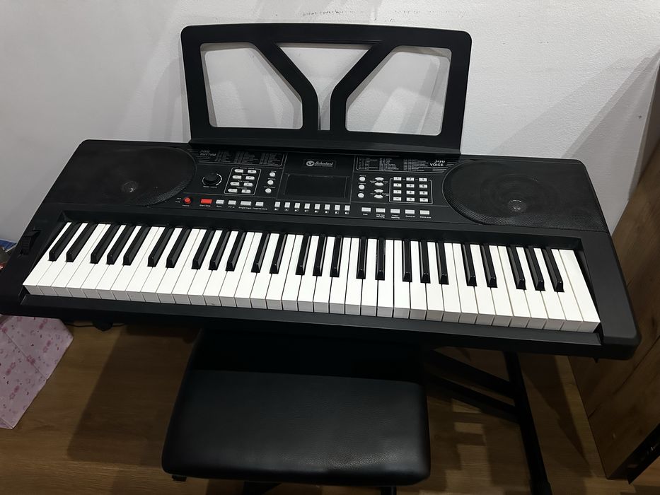 Keyboard edukacyjny Schubert Etude 300 + stojak + składane siedzisko