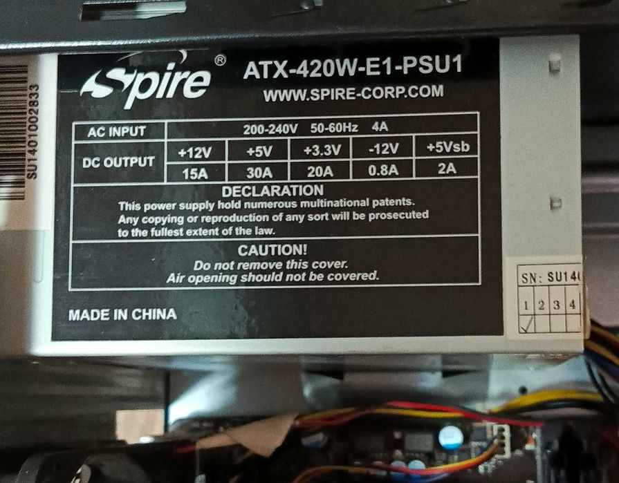 ПК MSIA68HM-E33, Athlon X4 845, GT 630, ОЗУ 8Gb, SSD240GB и WDG500GB.