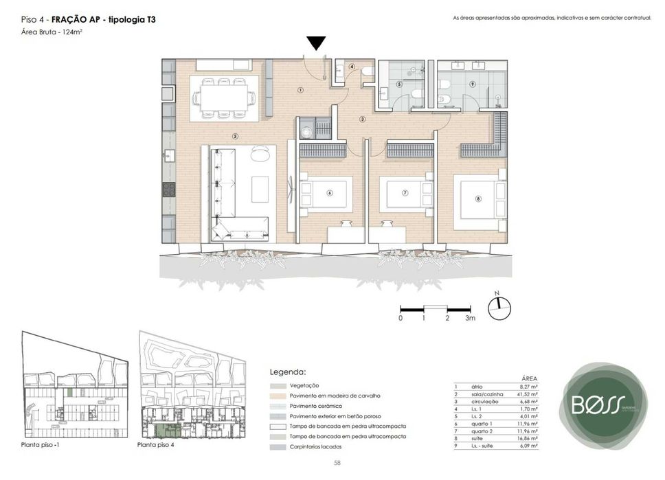 Apartamento T3 em Paranhos, Porto
