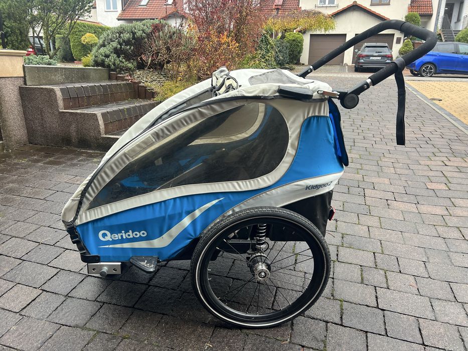Przyczepka rowerowa dla dzieci - Qeridoo KidGoo2 (dwumiejscowa)