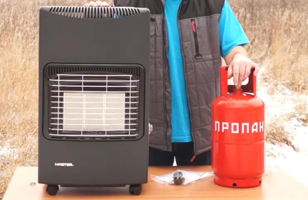 Обогреватель газовый отопитель конвектор на 80м2 4200Вт качество Чехия