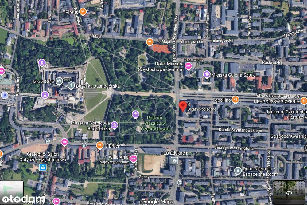 Ścisłe centrum|Park Jasnogórski|3pokoje|Parking|Gotowe do zamieszkania