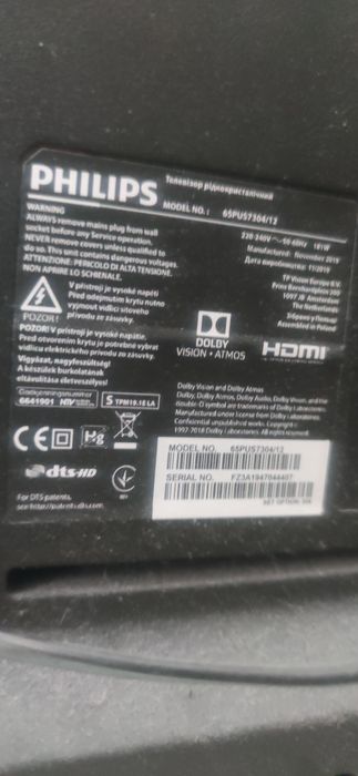 Telewizor UHD 4K Philips 65