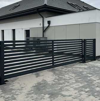 Ogrodzenie palisadowe lamele poziome palisada pozioma PRODUCENT!