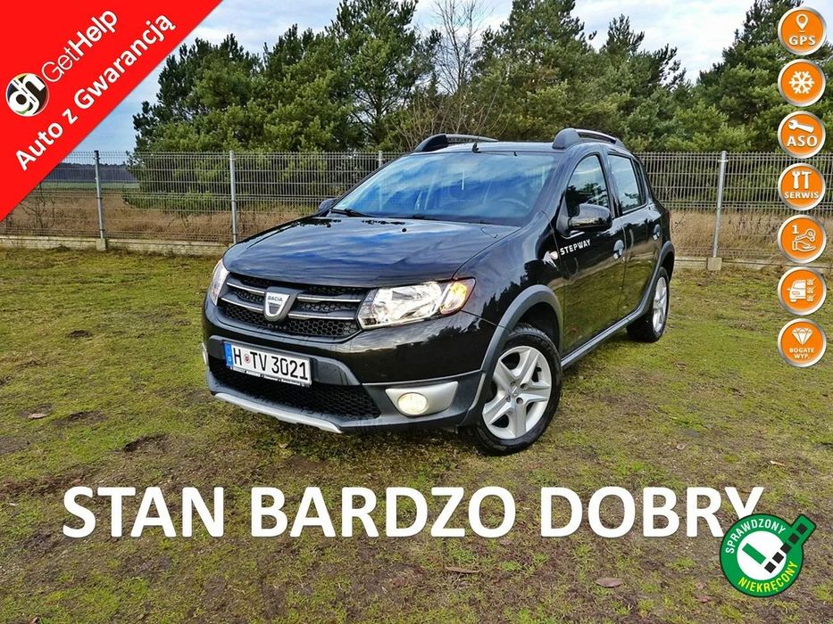 Dacia Sandero Tce 90*Klima*DRL*USB*Audio LG*Alufelgi*Super Stan*Śliczna*SUV*ZOBACZ!!