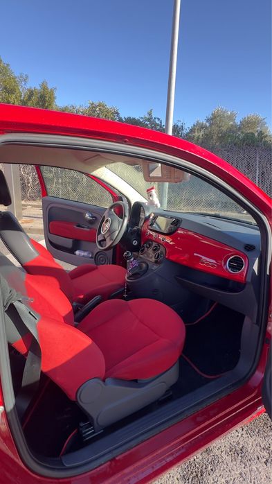 Fiat 500 vermelho