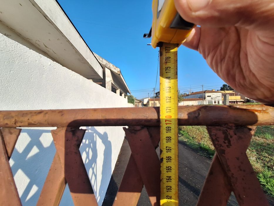 Vedação piscina em ferro