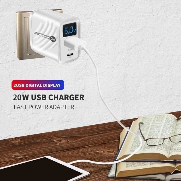 Быстрая сетевая зарядка , сетевой адаптер  Quick Charge 3.0