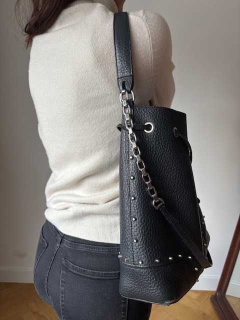 Torebka worek FURLA skórzana