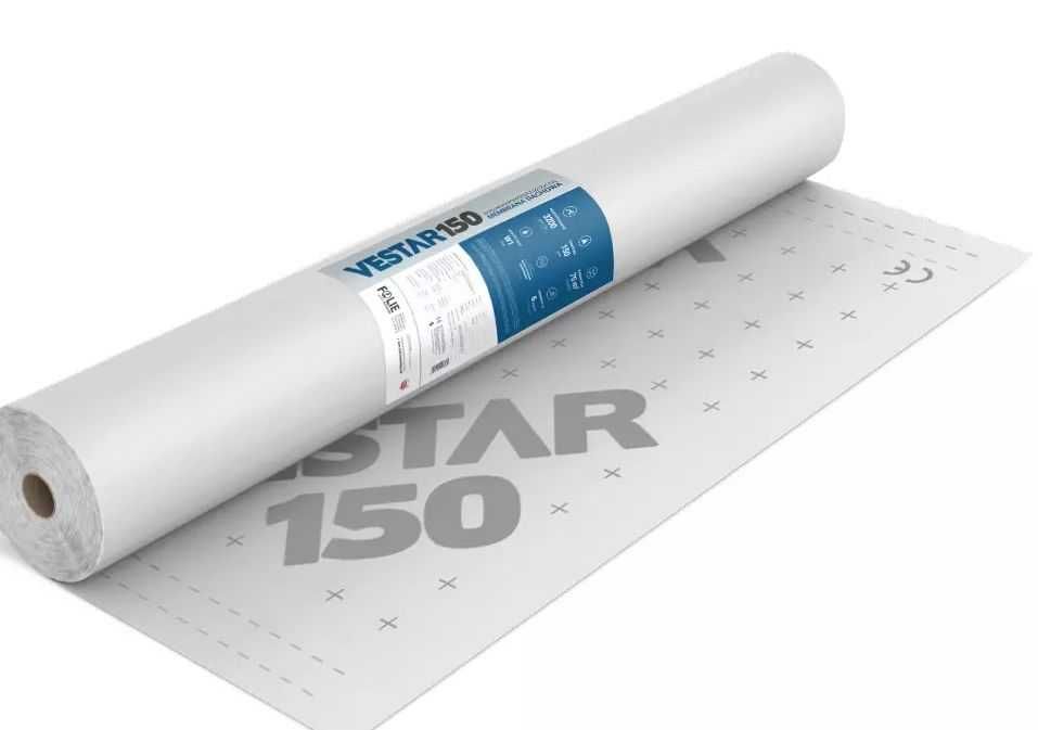Membrana dachowa VESTAR 150g/m2 75m2 wytrzymałość 265/165 (N/50mm)