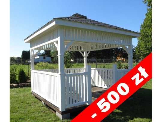 Altanka ogrodowa, altana drewniana, 3x3m, 4x3m, 4x4m, 6x4m