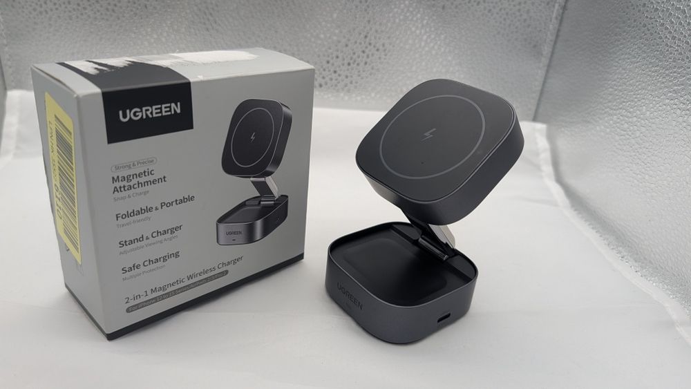 Зарядний пристрій Ugreen 2-in-1 MagSafe 25w Qi2 Magnetic