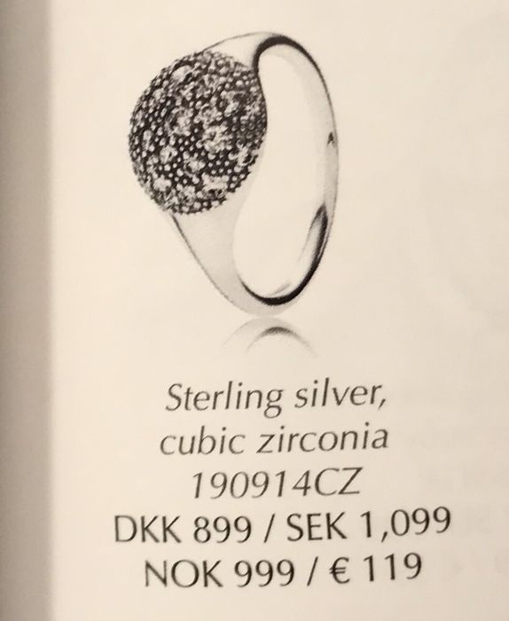 ‼️nowy, oryginalny srebrny pierścionek Pandora, sygnet. Rozmiar 56.