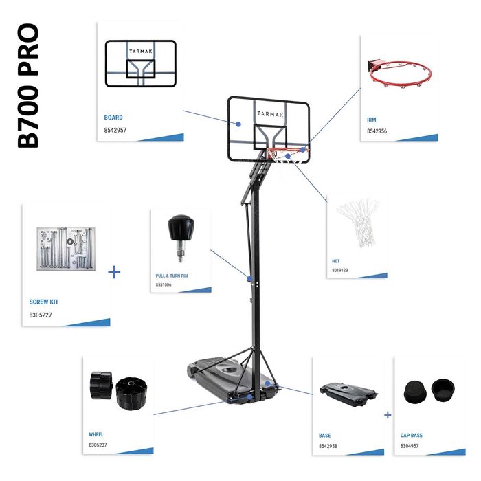 Tabela de basquetebol base com desvio especial dunk ajustável