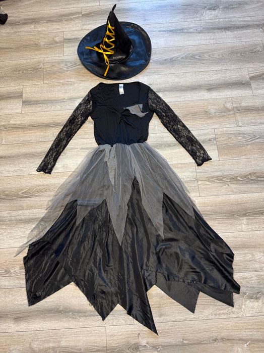 Плаття баби яги відьми чорна вдова чаклунки