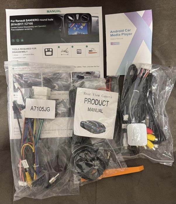 Магнітола Renault Sandero 2014-2017 Android 15 Carplay