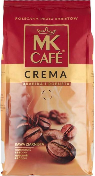 Kawa ziarnista mk cafe crema 6 x 1 kg