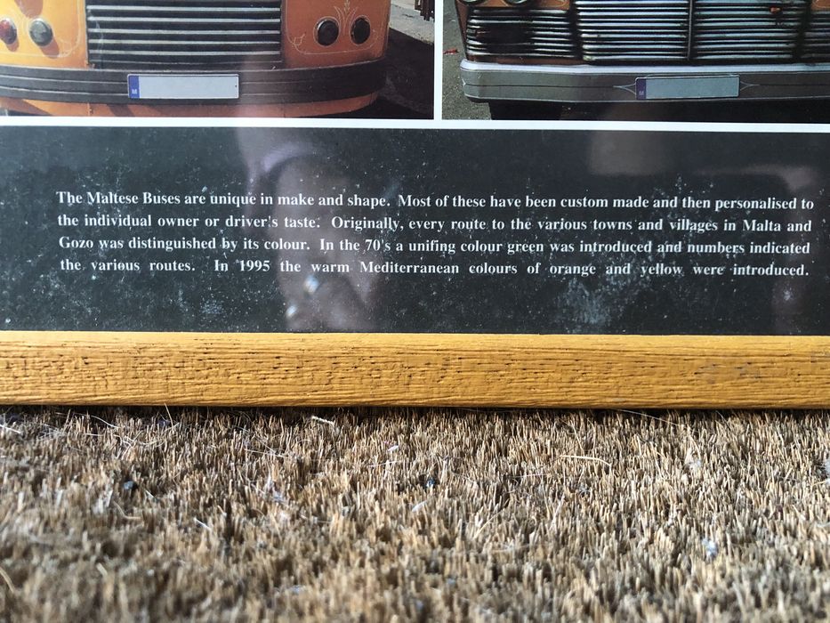 Quadro de autocarros antigos