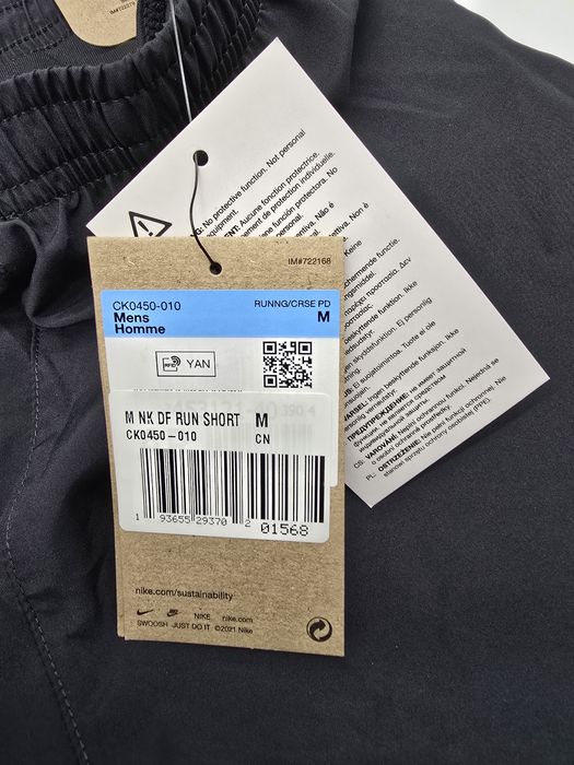Calção de corrida curto, novo da Nike M