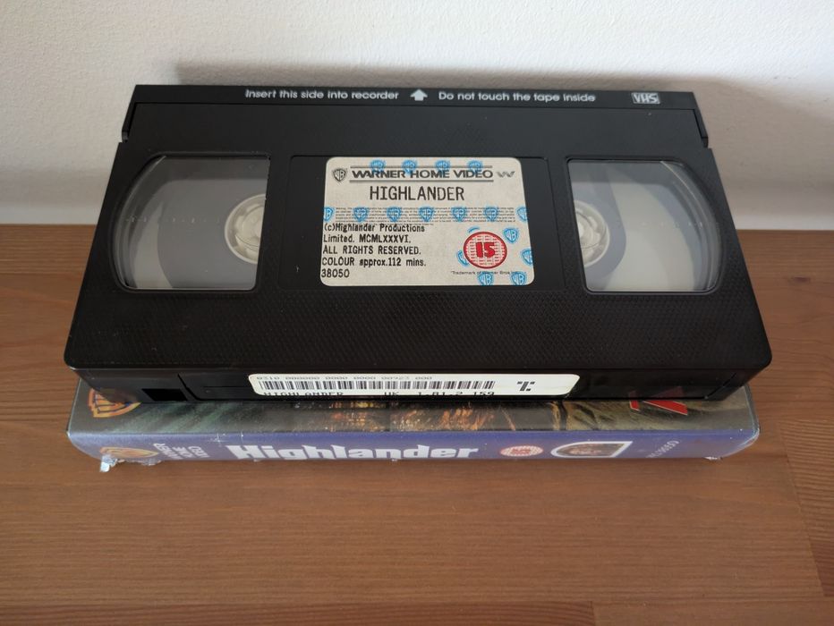 VHS " Highlander" 1986 (Opt. Estado)