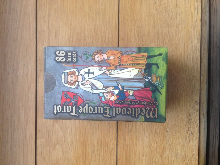 Карты таро Cредневековой Европы Medieval Europe Tarot гадальные DELUXE