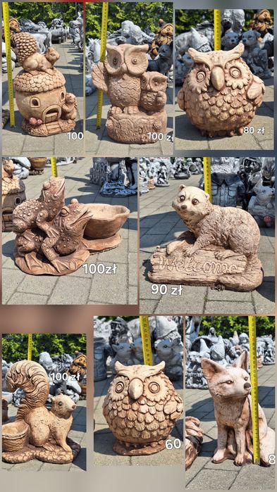 Figury, donice, kolumny betonowe