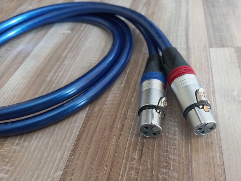 Oryginalny Kabel / Interkonekt zbalansowany Hi-Fi XLR Neotech NEI-3001G G-UPOCC 1mb /para