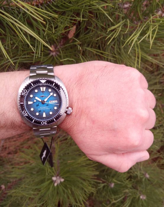 Годинник Heimdallr Sharkey STEELDIVE SD1970 Капітан Willard Seiko NH36