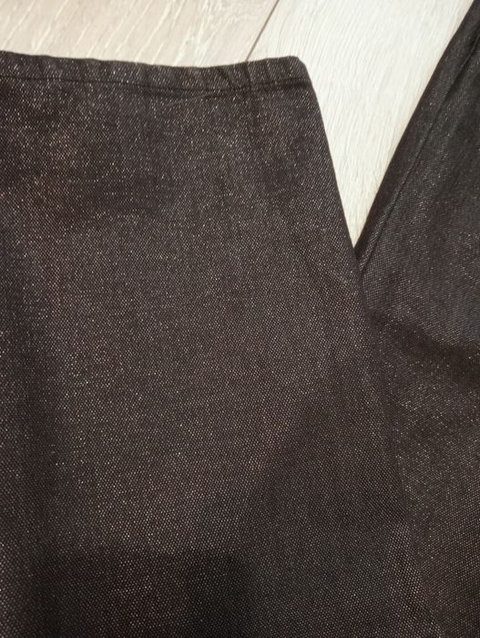 Spodnie damskie M srebrna nitka