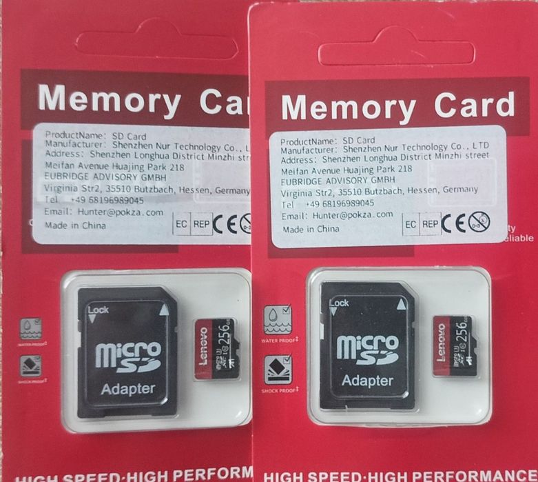 Lenovo 256 GB karta pamięci MicroSD z adapterem