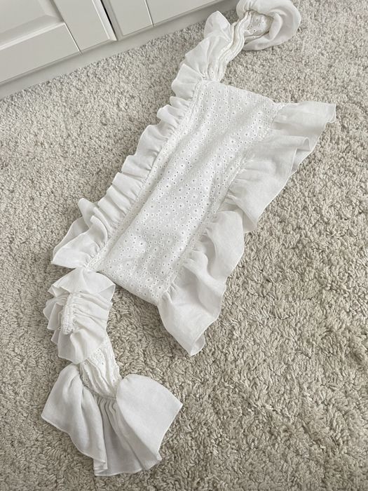 Top bluzka letnia Joanna Muzyk biała haft