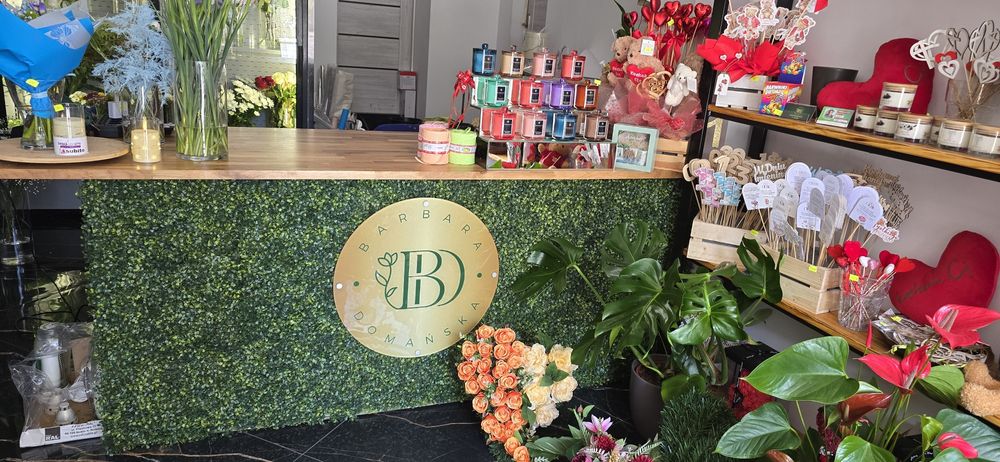 REGAŁY + LADA (komplet) do sklepu /kwiaciarni