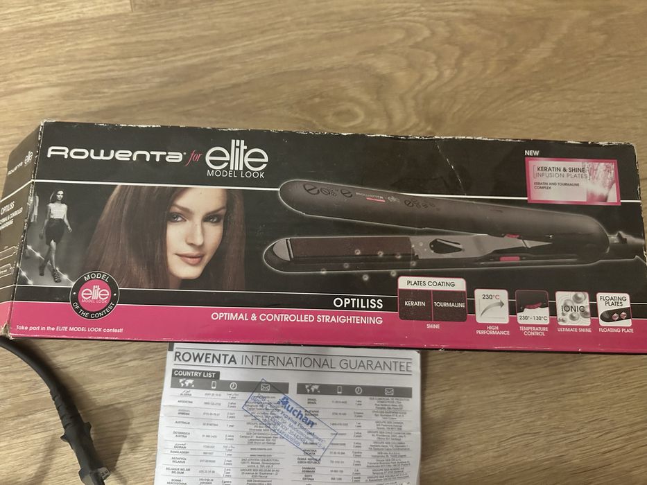 Утюжок випрямляч для волосся Rowenta elite