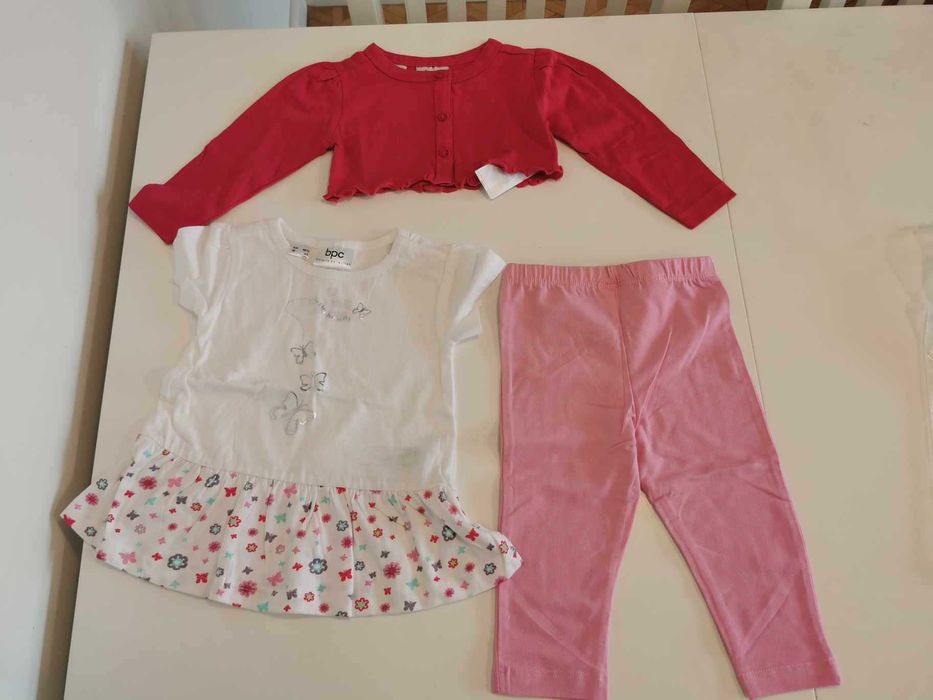 NOWY Zestaw Bon Prix 4-9 m dziewczynka