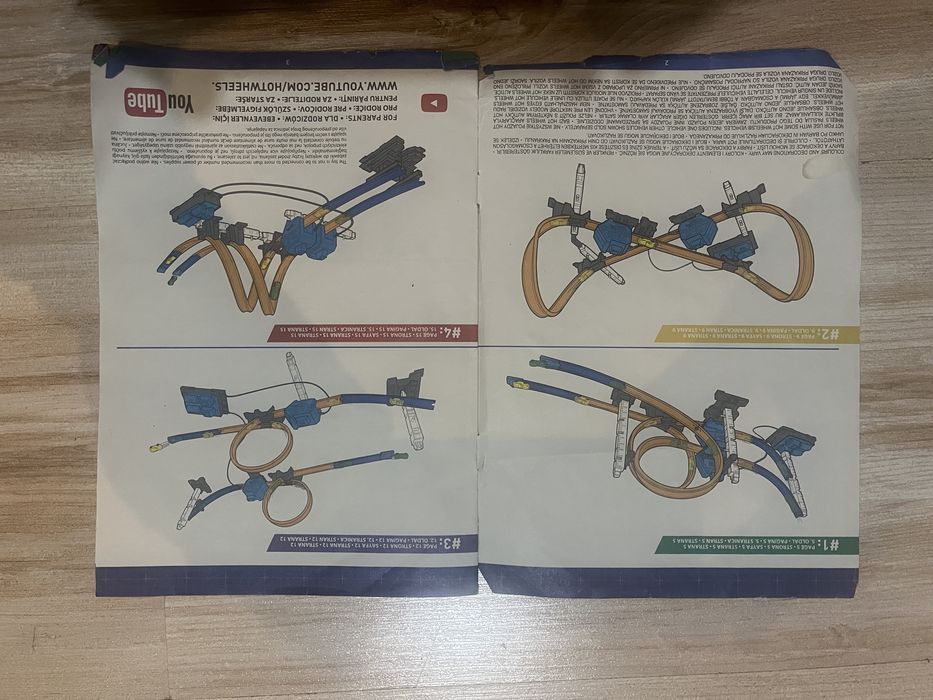 Hot Wheals Track Builder System - tor dla samochodów z 2x napendami