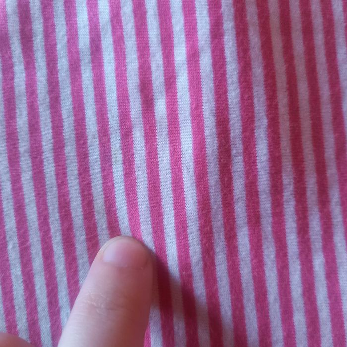 rózowa bluzka w paski góra siateczka M reserved