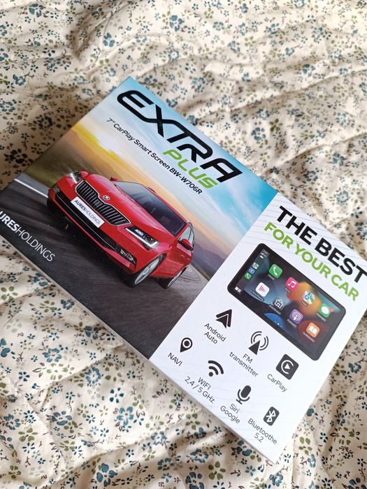 CarPlay Android Auto 7” | NOWY ekran do auta | GPS, BT, FM