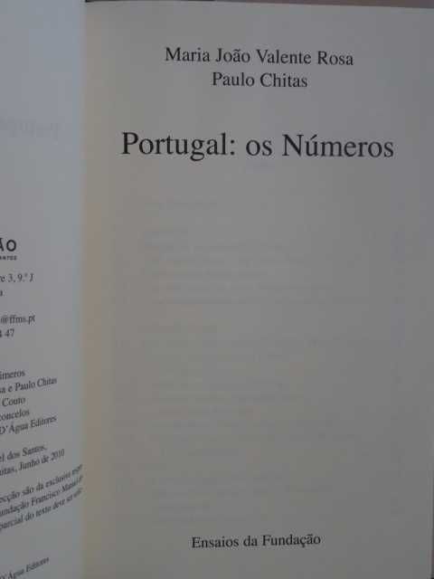 Portugal - Os Números de Maria João Valente Rosa e Paulo Chitas