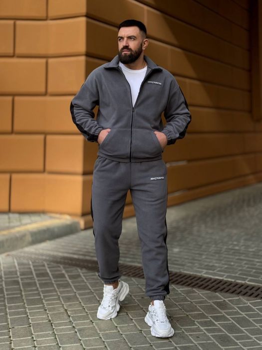 Чоловічий флісовий теплий костюм
