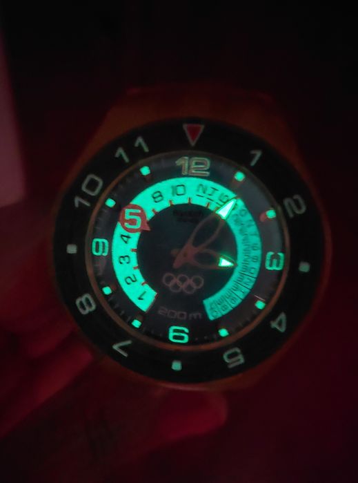 Relógio Swatch AG 2003 mergulho