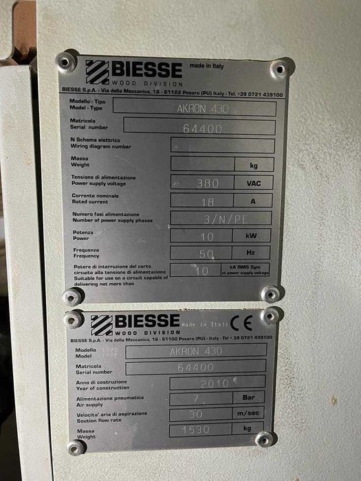 Okleiniarka Biesse Akron