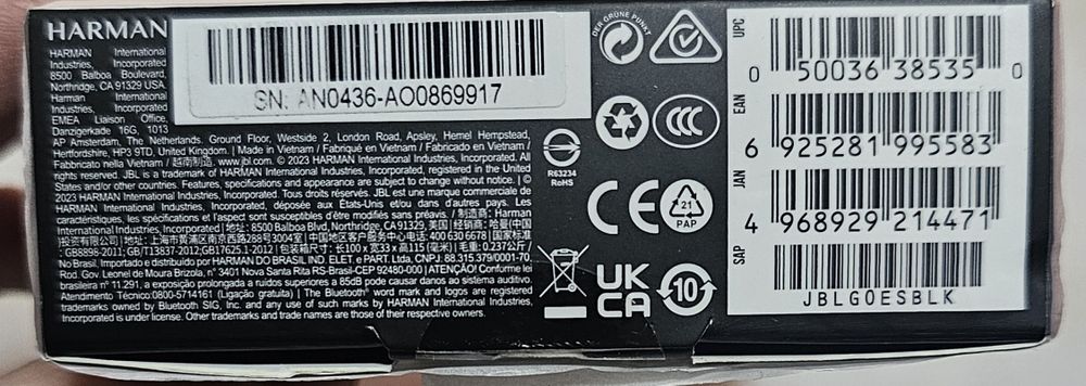 Coluna Portátil Bluetooth JBL Go Essential - F Preto