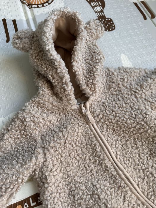 Комбінезон H&M тедді барашек 3-6 міс