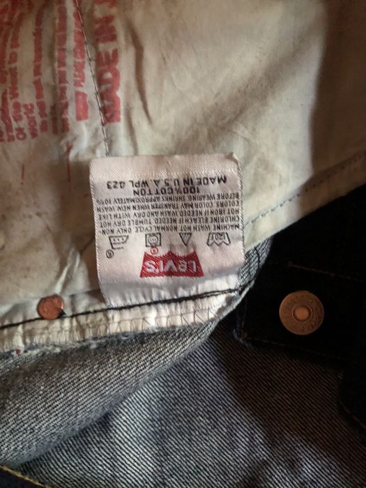Levis 501 , 38/32, selvedge , Big E , made in USA