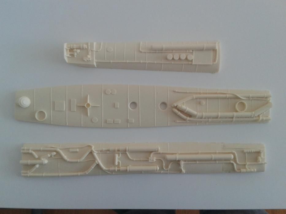 Casco compressão para u-boot 1/72 Revell (YANKEE MODELWORKS)