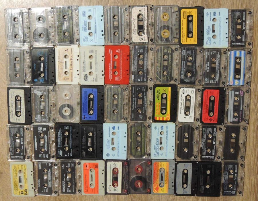 Zestaw kaset magnetofonowych 50 sztuk