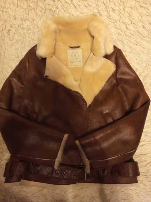 Куртка пілот жіноча натуралка