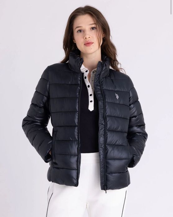 Новая женская куртка - пуховик US Polo Assn. (Channel Quilted Jacket – Lightweight Puffer) c америки S